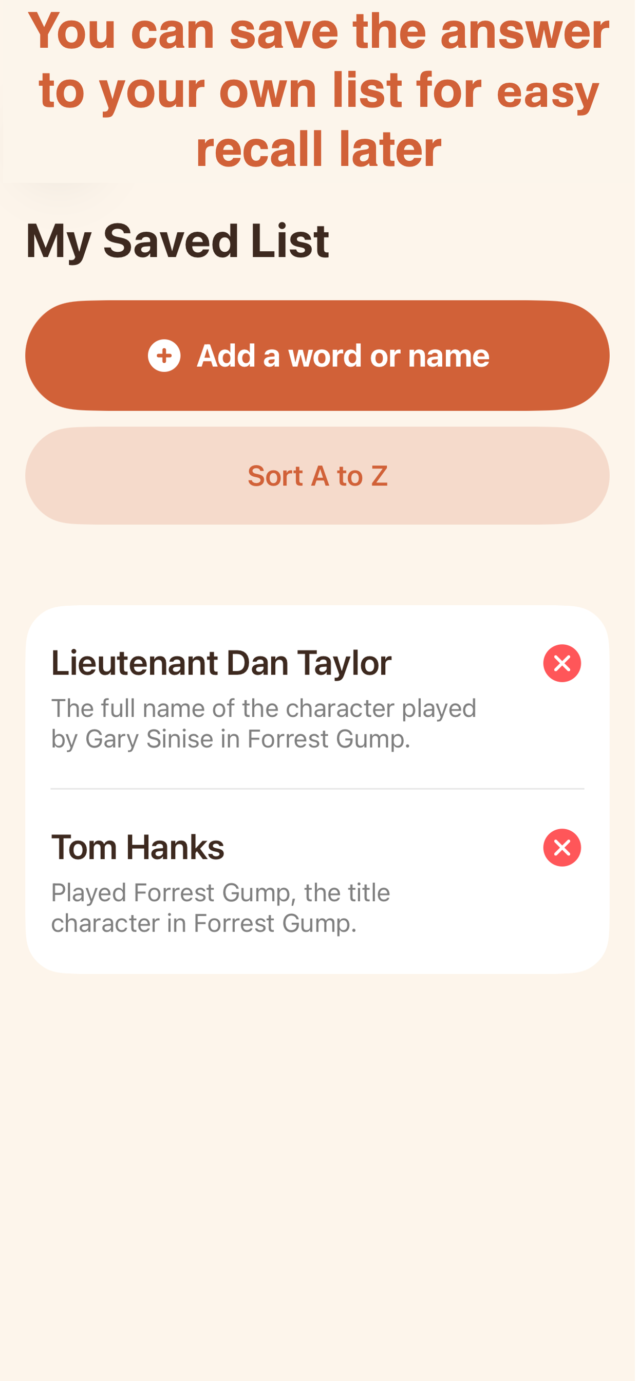 Recall A Word screenshot 5